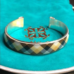 Rustic Cuff Plaid Art Deco Cuff